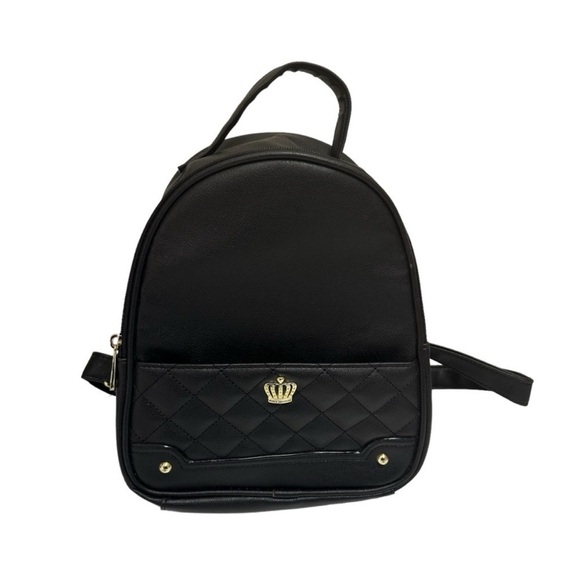 Juicy Couture backpack purse, black crown royal  ( A -  17 )